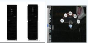 黑色款正面(靜止狀態和工作狀態)