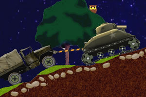 坦克拖大卡車 坦克拖大卡車