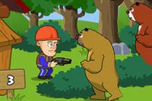 光頭強守衛小木屋升級版遊戲截圖