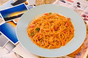 番茄海鮮義大利幼面 番茄海鮮義大利幼面