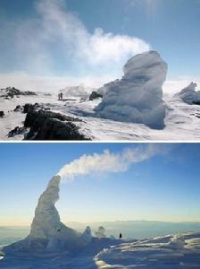 南極洲埃里伯斯山脈冰塔 南極洲埃里伯斯山脈冰塔