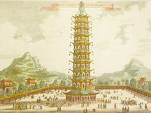 古人繪製的大報恩寺塔圖