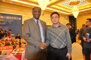 張總與外國企業友人