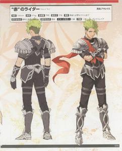 Fate/Apocrypha Material 阿喀琉斯人設圖