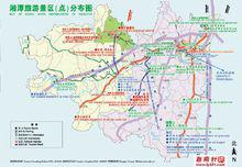 湘潭市旅遊景點分布圖