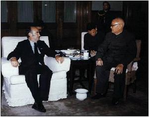 （圖）1978年10月25日，葉劍英在北京會見墨西哥總統洛佩斯·波蒂略