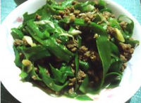 肉末絲瓜皮 肉末絲瓜皮