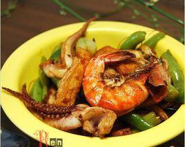 香辣魷魚蝦 香辣魷魚蝦