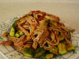 黃瓜拌豬肚 黃瓜拌豬肚