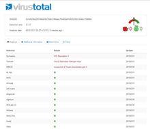 大部分安全廠商不報毒