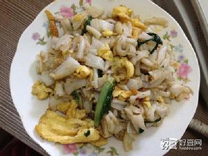 雞蛋青菜炒米粉