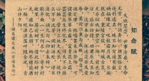 知命賦 知命賦