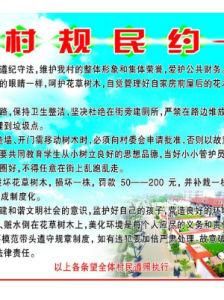 村規民約 村規民約