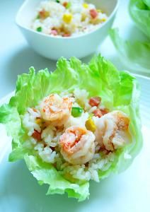 蝦球生菜包 蝦球生菜包