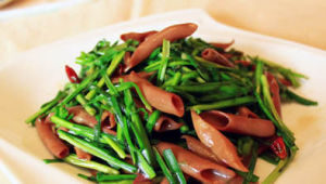 海腸炒韭菜 海腸炒韭菜