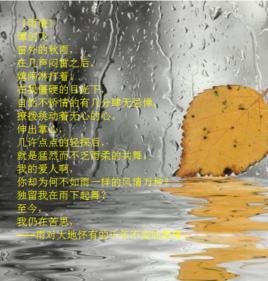 雨情[譚劍飛的詩歌作品]