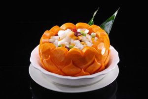 椰香南瓜盅 椰香南瓜盅