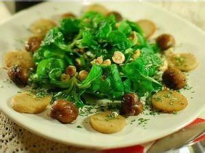 白血腸榛栗野苣沙拉 白血腸榛栗野苣沙拉