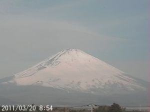 富士山火山爆發