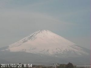 富士山火山爆發
