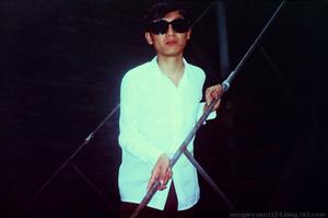 1996年8月,在北京日壇公園。