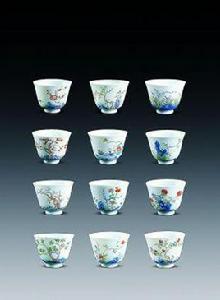 清康熙青花杯 清康熙青花杯