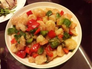 腰果彩椒蝦仁 腰果彩椒蝦仁