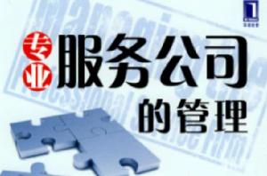 專業服務公司的管理