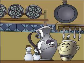 陶罐和鐵罐 陶罐和鐵罐