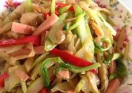 榨菜炒火腿 榨菜炒火腿