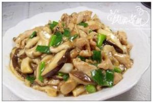 絲瓜平菇炒肉片