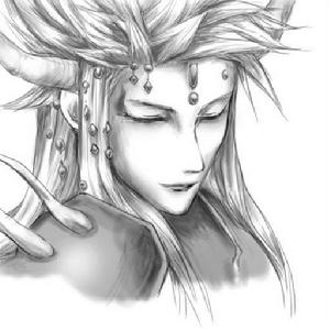 紛爭中的皇帝鉛筆手繪形象