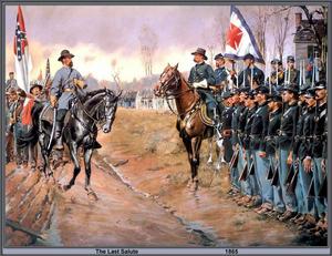 最後一個軍禮,唐·特羅亞尼繪。