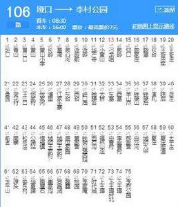 即墨公交106路 即墨公交106路