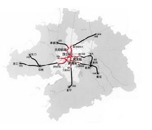 武漢城市圈城際鐵路遠景規劃