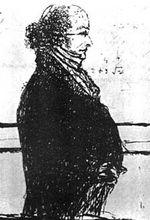 德摩根的學生為他畫的漫畫像。