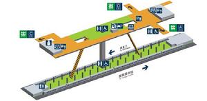 動物園站站內立體圖