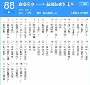 紹興公交88路 紹興公交88路