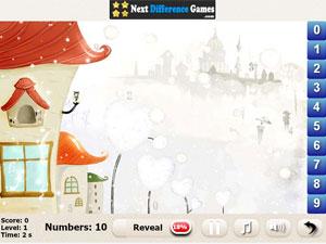 冬季美景找數字 冬季美景找數字