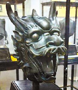 （圖）圓明園龍首銅像