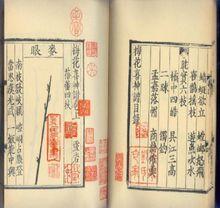 《梅花喜神譜》中 喜&middot;鼎 記載