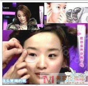 圖解：xxx節目女人我最大裡面也介紹過類似的眼膜