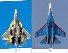 蘇-57和蘇-27對比
