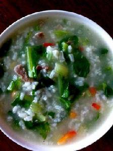 蔬菜牛肉粥