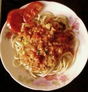 義大利茄汁肉醬面 義大利茄汁肉醬面