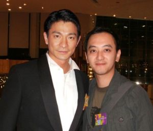 策劃總監和劉德華合影
