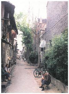 杭州布市巷街景