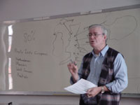 外教生動講課。