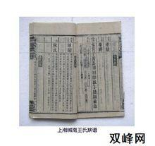 上湘王氏四修族譜王廷鈞秋瑾夫婦的記載