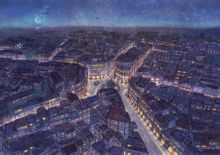 學子手繪民國時期的汕頭